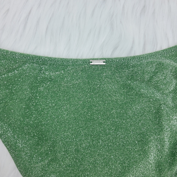 Pink Victoria's Secret shimmer brazilian bikini bottom. - Picture 6 of 10